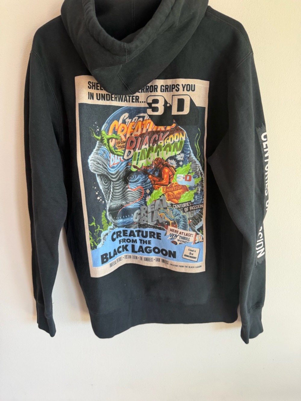 The Hundreds x Universal Monsters Creature From The Black Lagoon Hoodie Black S